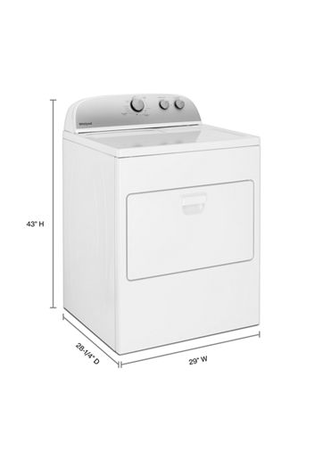7.0 cu. ft. Top Load Electric Dryer with AutoDry™ Drying System