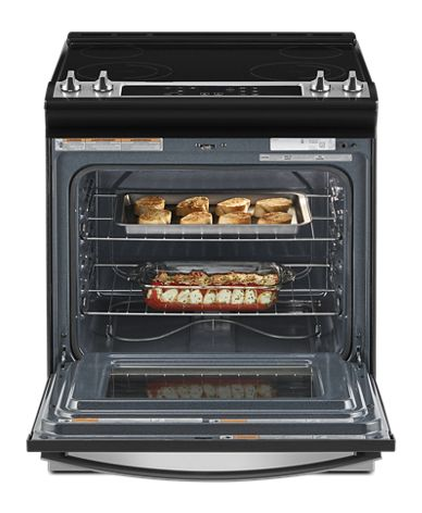 4.8 Cu. Ft. Whirlpool® Electric Range with Frozen Bake™ Technology.