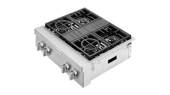 KitchenAid® 30'' 4-Burner Commercial-Style Gas Rangetop