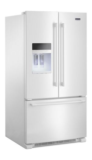 36- Inch Wide French Door Refrigerator with PowerCold® Feature - 25 Cu. Ft.