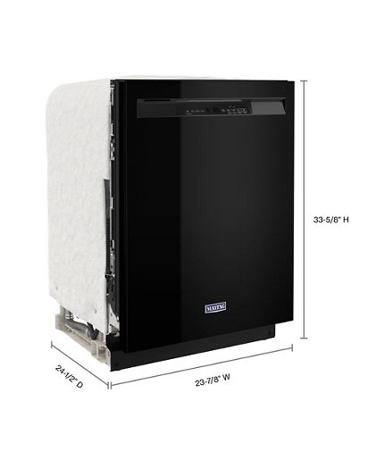 Stainless steel tub dishwasher with Dual Power Filtration