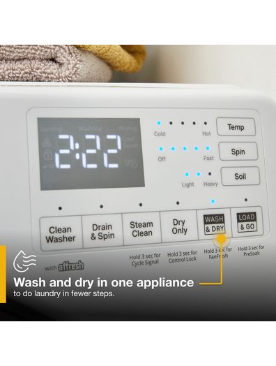 4.5 Cu. Ft. Ventless All In One Washer Dryer