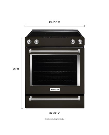 30-Inch 5-Element Electric Slide-In Convection Range