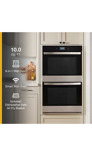 10.0 Cu. Ft. Double Smart Wall Oven with Air Fry