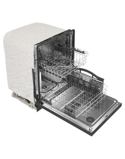 Stainless steel tub dishwasher with Dual Power Filtration
