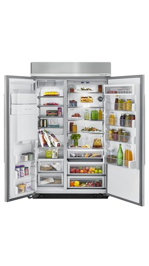 29.5 cu. ft 48-Inch Width Built-In Side by Side Refrigerator with PrintShield™ Finish