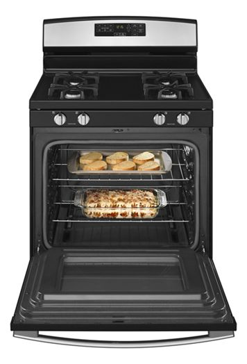 30-inch Gas Range with Self-Clean Option.