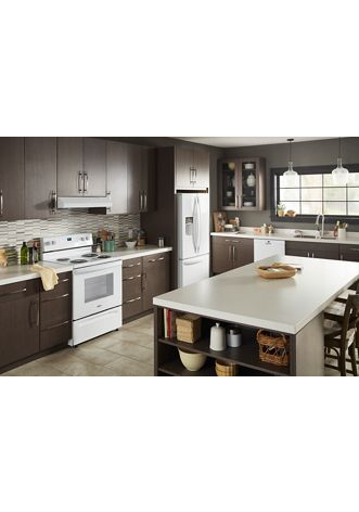 4.8 cu. ft. Electric Range with Keep Warm setting.