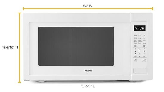 2.2 cu. ft. Countertop Microwave with 1,200-Watt Cooking Power