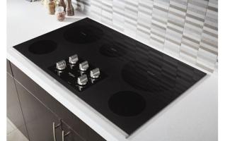 36-inch Electric Ceramic Glass Cooktop with Two Dual Radiant Elements