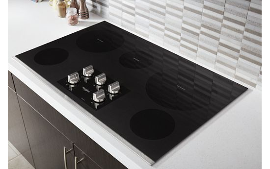 36-inch Electric Ceramic Glass Cooktop with Two Dual Radiant Elements