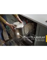 Large Capacity Dishwasher with Tall Top Rack