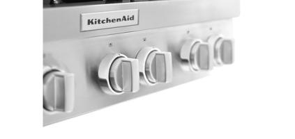 KitchenAid® 36'' 6-Burner Commercial-Style Gas Rangetop