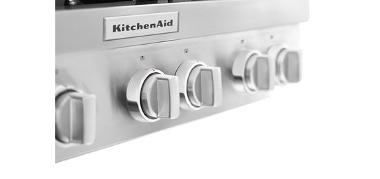 KitchenAid® 36'' 6-Burner Commercial-Style Gas Rangetop