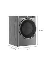 7.4 cu. ft. Smart Front Load ENERGY STAR® Electric Dryer with Steam Capabilities