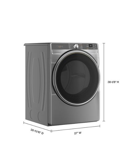 7.4 cu. ft. Smart Front Load ENERGY STAR® Electric Dryer with Steam Capabilities