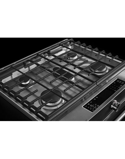 30-Inch 5 Burner Gas Convection Slide-In Range with Baking Drawer