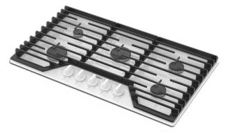 36-inch Gas Cooktop with EZ-2-Lift™ Hinged Cast-Iron Grates
