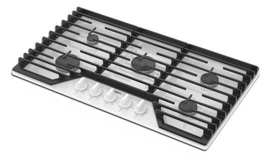 36-inch Gas Cooktop with EZ-2-Lift™ Hinged Cast-Iron Grates