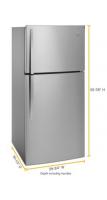 30-inch Wide Top Freezer Refrigerator - 19 Cu. Ft.