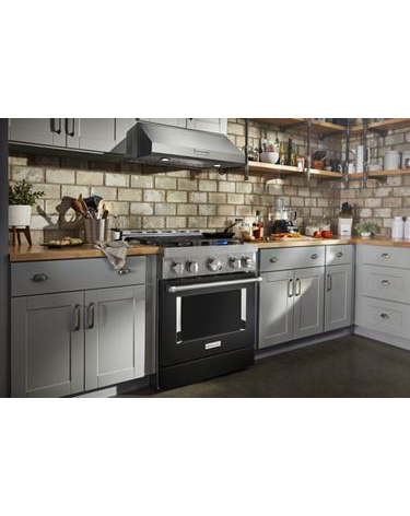 KitchenAid® 30'' Smart Commercial-Style Gas Range with 4 Burners