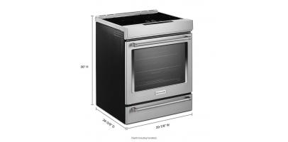 30-Inch 4-Element Induction Slide-In Convection Range with Air Fry