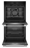10.0 Total Cu. Ft. Double Wall Oven with Air Fry When Connected.