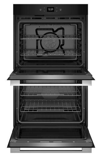 10.0 Total Cu. Ft. Double Wall Oven with Air Fry When Connected.