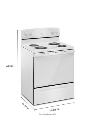 Amana® 30-inch Electric Range with Easy-Clean Glass Door