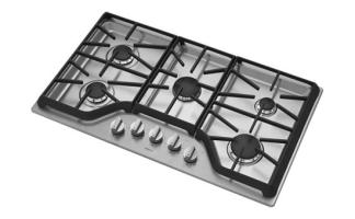 36-inch Wide Gas Cooktop with DuraGuard™ Protective Finish