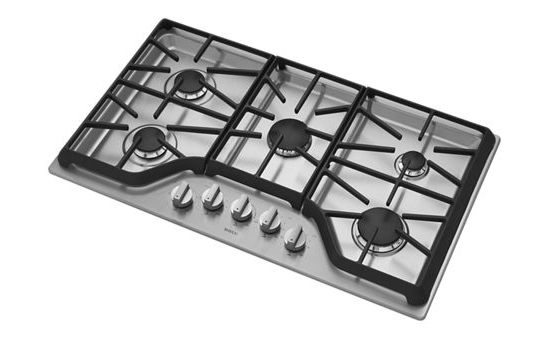 36-inch Wide Gas Cooktop with DuraGuard™ Protective Finish