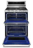 30-Inch 5 Burner Gas Double Oven Convection Range