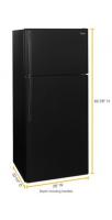 28-inch Wide Top Freezer Refrigerator - 14 Cu. Ft
