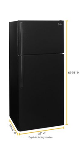 28-inch Wide Top Freezer Refrigerator - 14 Cu. Ft