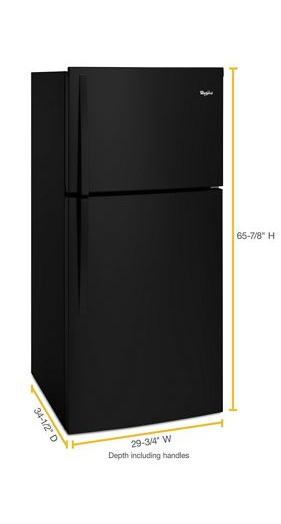 30-inch Wide Top Freezer Refrigerator - 19 Cu. Ft.