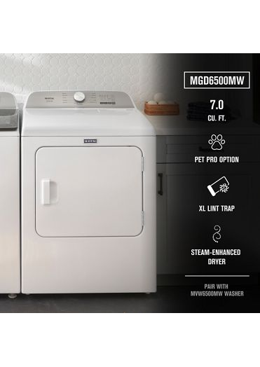 Pet Pro Top Load Gas Dryer - 7.0 cu. ft.