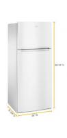 28-inch Wide Refrigerator Compatible With The EZ Connect Icemaker Kit – 18 Cu. Ft.