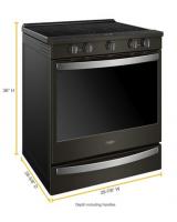 6.4 cu. ft. Smart Slide-in Electric Range with Air Fry, when Connected