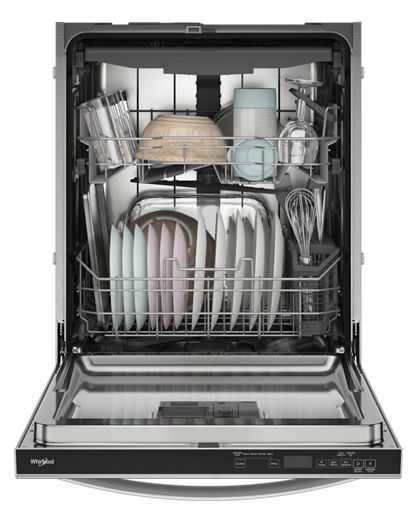 44 dBA ADA Compliant Dishwasher Flush with Cabinets with 3rd Rack