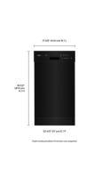 Small-Space Compact Dishwasher with Stainless Steel Tub