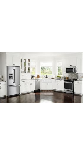 33- Inch Wide French Door Refrigerator with Beverage Chiller™ Compartment - 22 Cu. Ft.