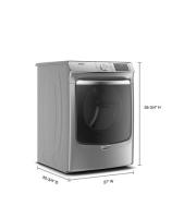 Smart Front Load Electric Dryer with Extra Power and Advanced Moisture Sensing Plus - 7.3 cu. ft.