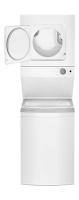 1.6 cu.ft Electric Stacked Laundry Center 6 Wash cycles and AutoDry™