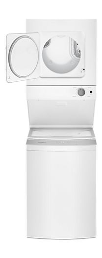 1.6 cu.ft Electric Stacked Laundry Center 6 Wash cycles and AutoDry™
