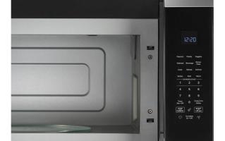30’ W 1.9 cu. ft Over the range Microwave with Sensor Cooking