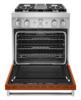 KitchenAid® 30'' Smart Commercial-Style Dual Fuel Range with 4 Burners