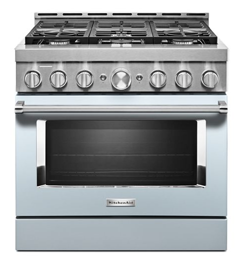 KitchenAid® 36'' Smart Commercial-Style Gas Range with 6 Burners