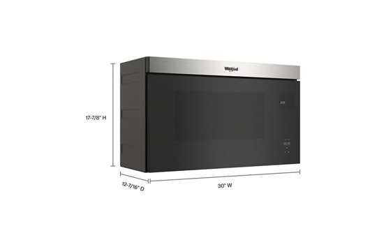 1.1 Cu. Ft. Flush Mount Microwave with Turntable-Free Design