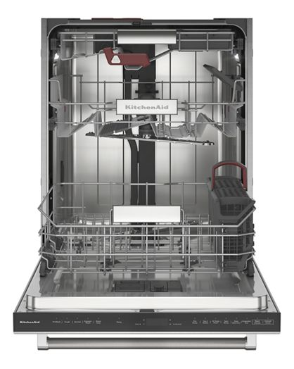 39 dBA Panel-Ready Flush-to-cabinet Dishwasher with FreeFlex™ Fit Third Level Rack