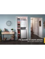 3.4 cu. ft. Compact Front Load Dryer with Flexible Installation